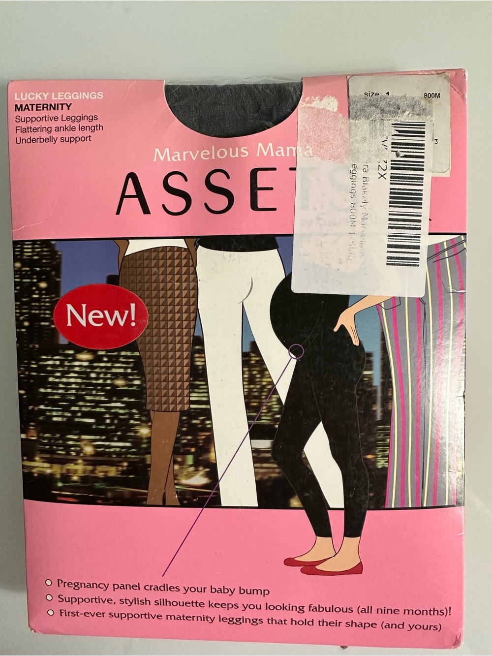 SPANX Assets Lucky Leggings Maternity Spanx Size 1 Slate Underbelly Support NEW